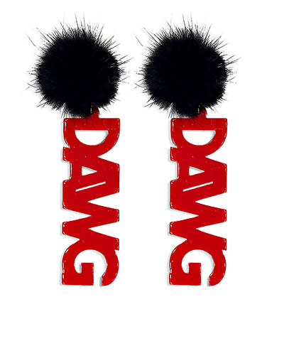 DAWG Puff Post Earrings