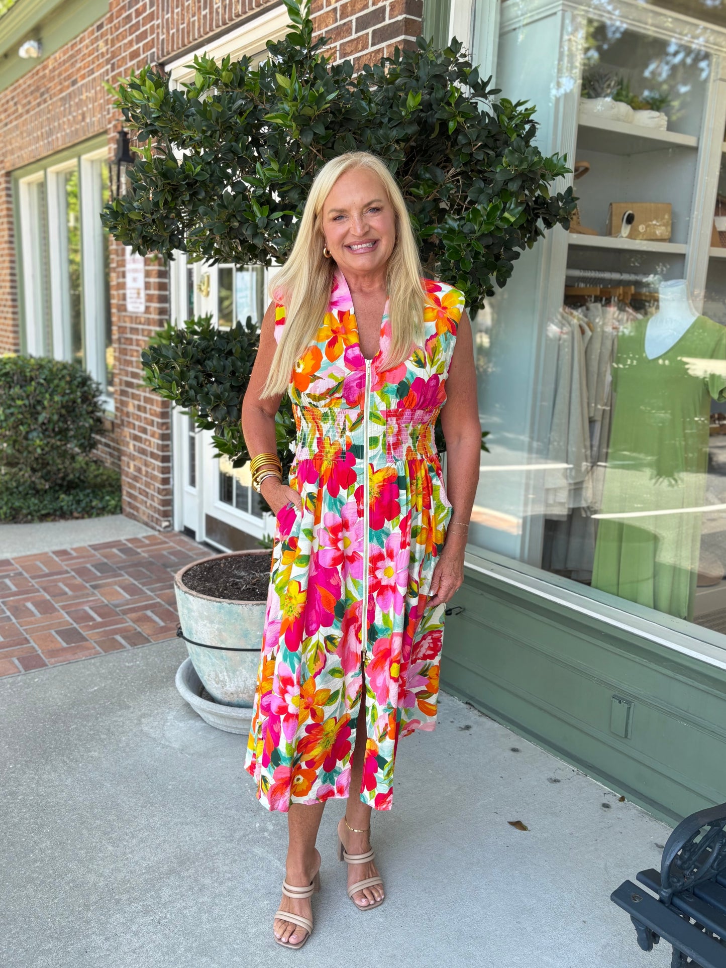 Floral Fancy Midi Dress