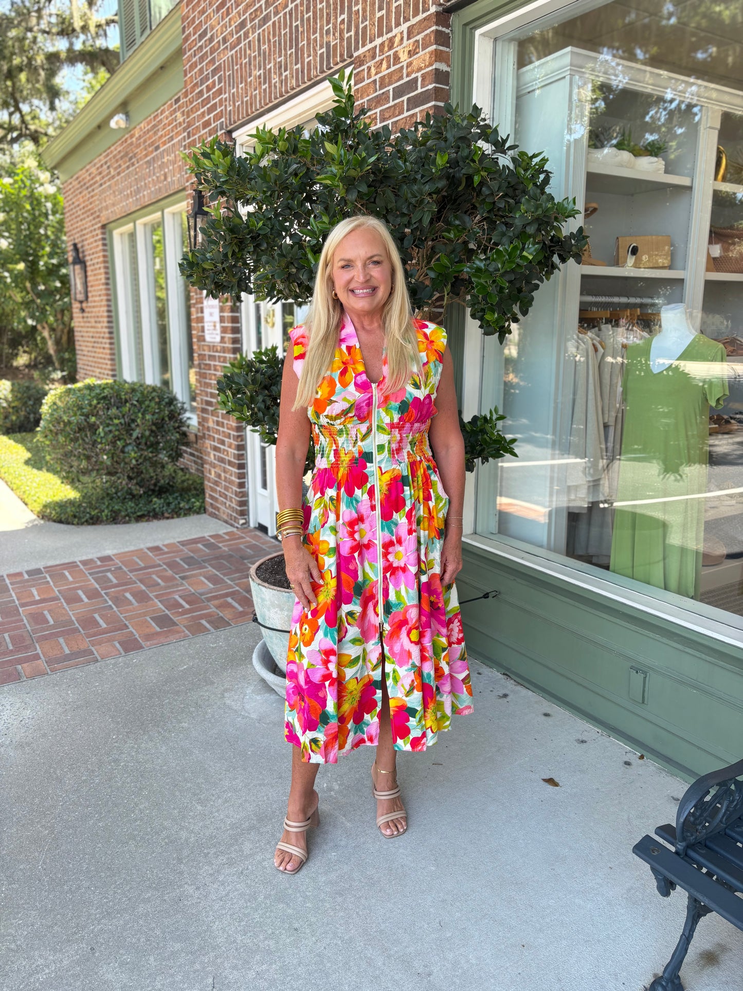 Floral Fancy Midi Dress