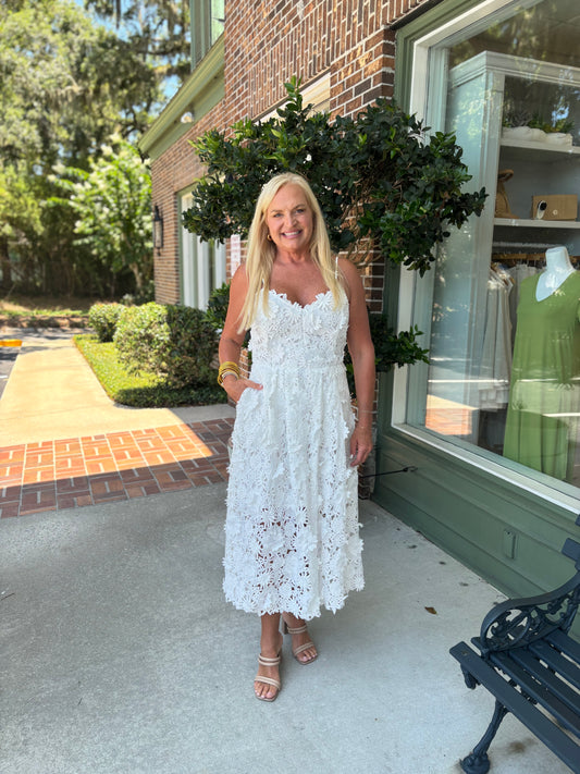 Marry Me Midi Dress - White