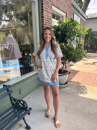 mary square short sleeve brenda dress