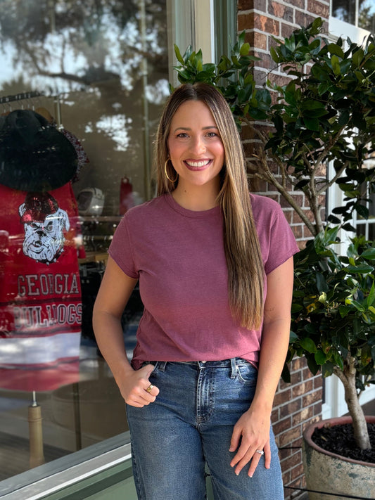 Free People - Nova Tee - Crushed Berry