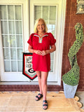 Mary Square - Andie Dress - Red