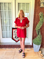 Mary Square - Andie Dress - Red