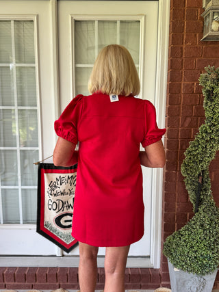 Mary Square - Andie Dress - Red