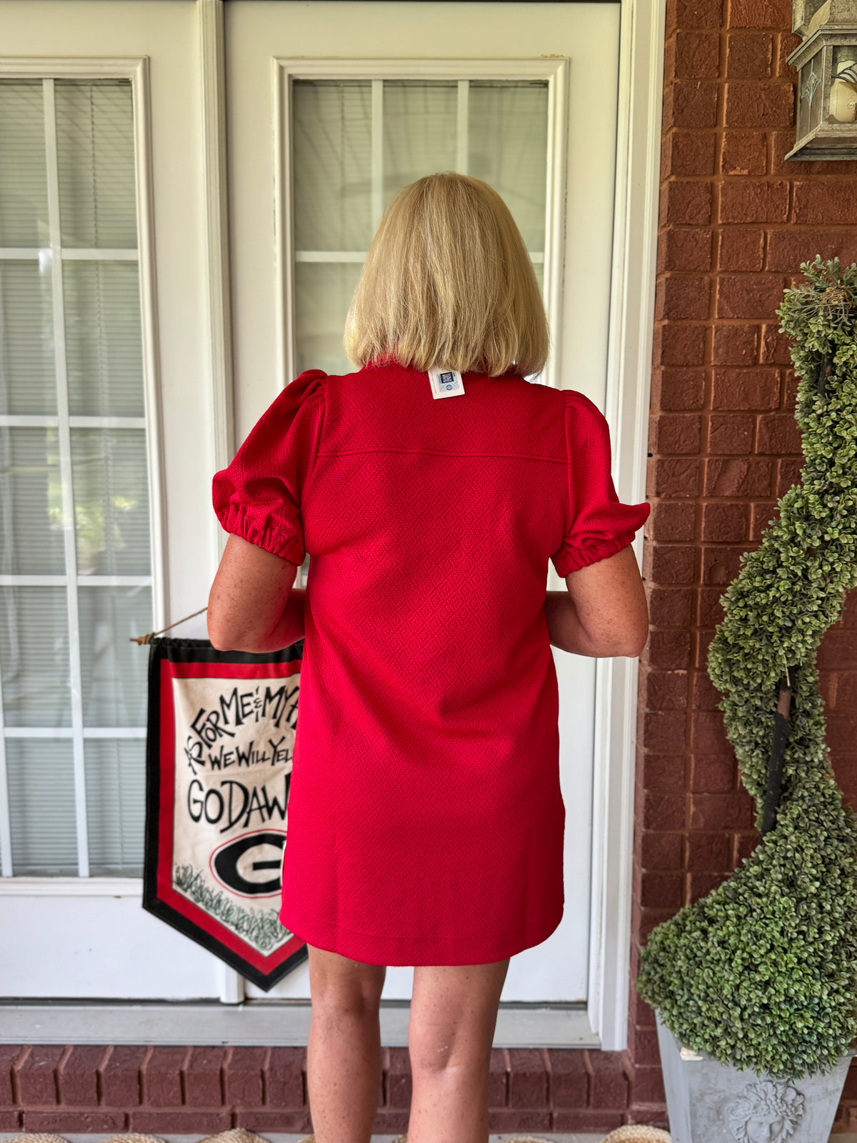 Mary Square - Andie Dress - Red