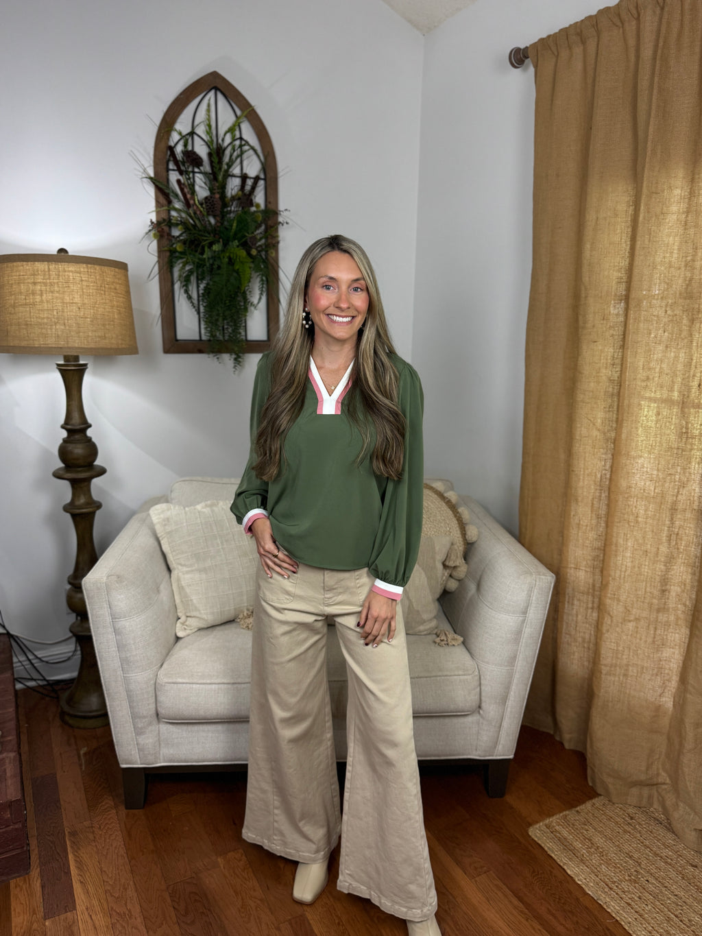Mary Square - Tricia Top - Fern