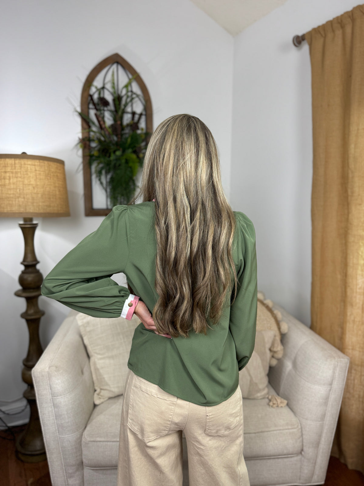 Mary Square - Tricia Top - Fern