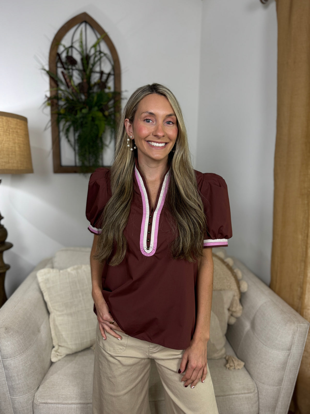 Color Me Fall Top - Chocolate