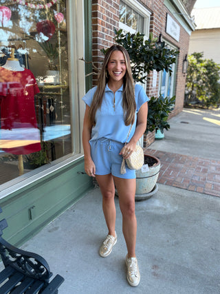 Mary Square - Stephie Shorts - Blue