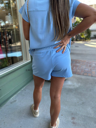 Mary Square - Stephie Shorts - Blue