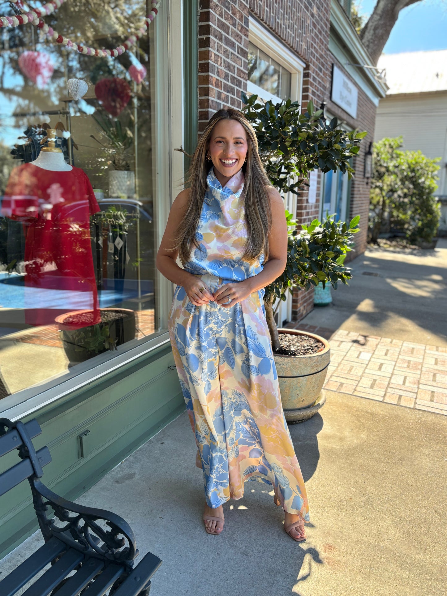 Cotton Candy Halter Top - Blue