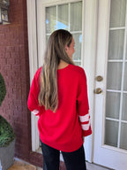 Stewart Simmons - Georgia Quad V-Neck Sweater