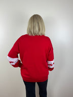 Stewart Simmons - Georgia Quad V-Neck Sweater