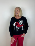 Stewart Simmons - Standing Dawg Emblem Chenille Sweater