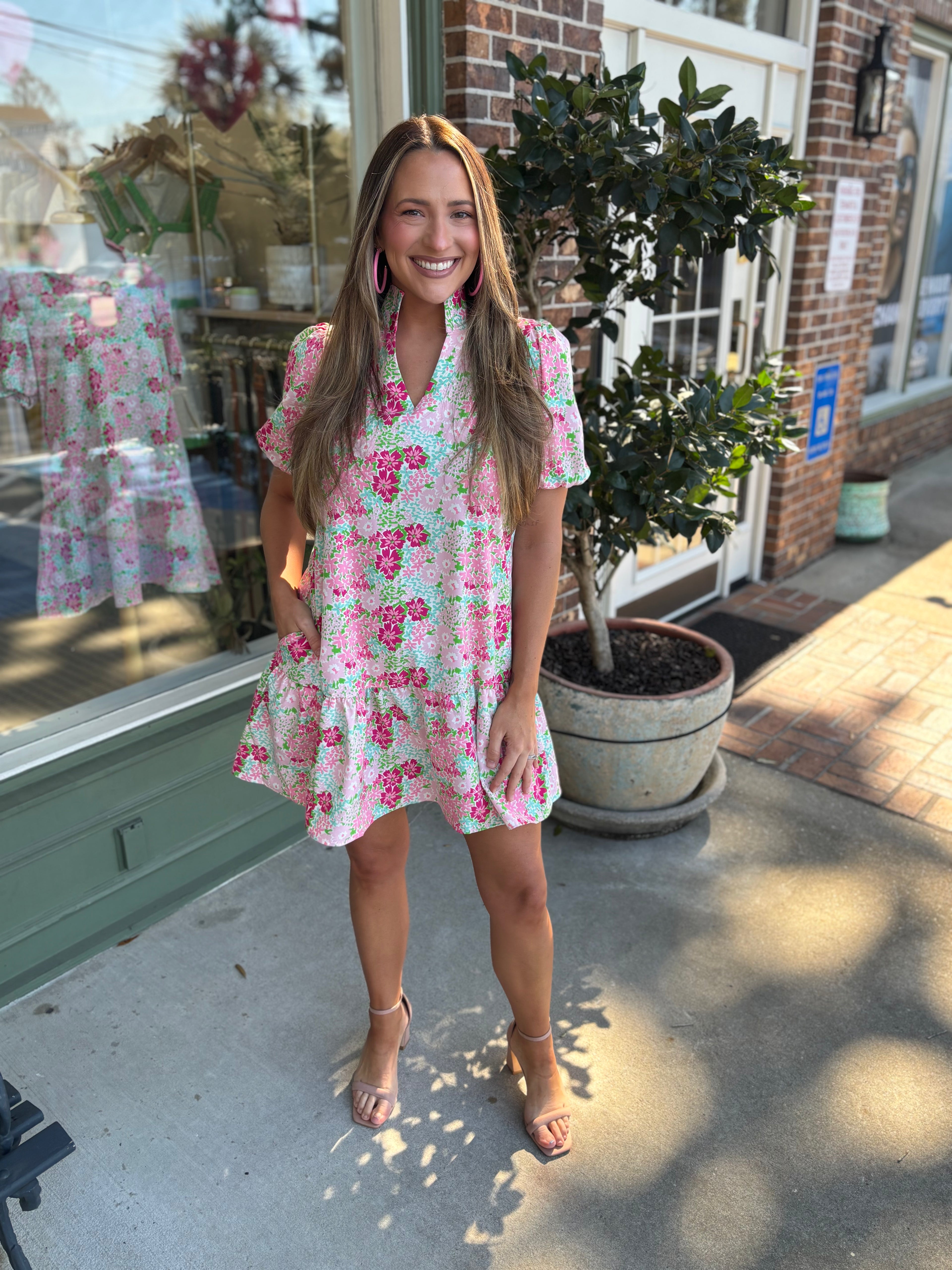 mary square nancy dress perfect pink kj clothier