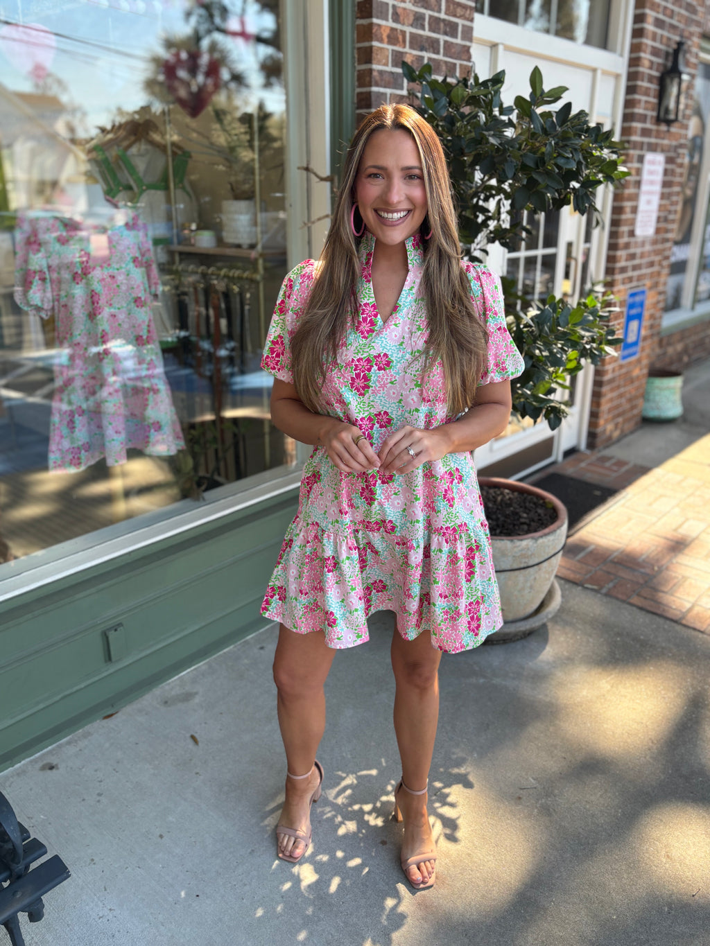 mary square nancy dress perfect pink kj clothier