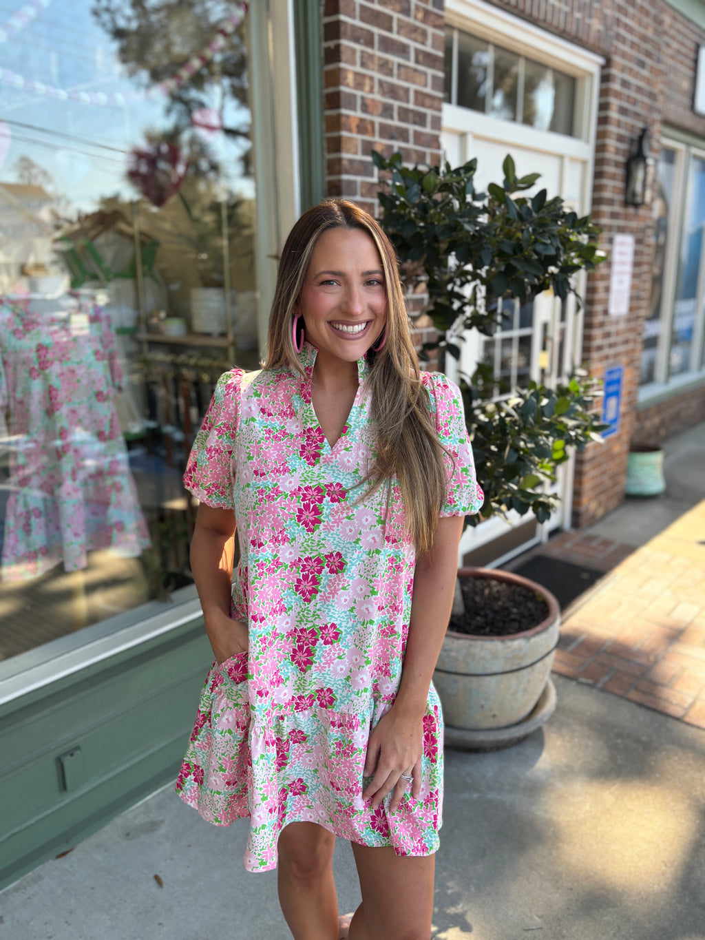 mary square nancy dress perfect pink kj clothier