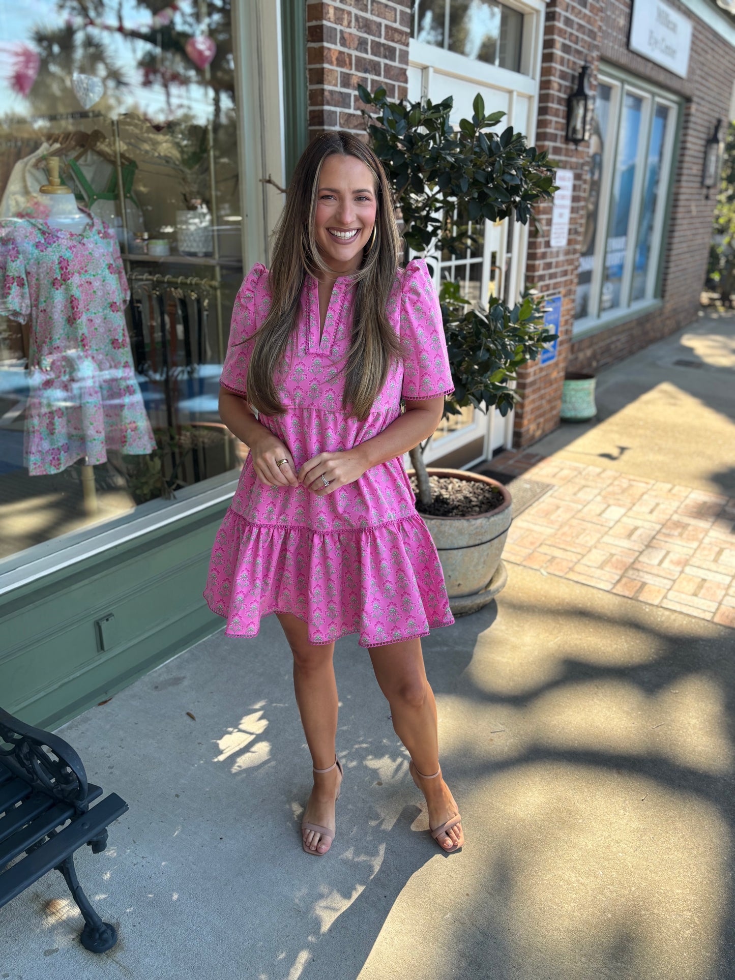 mary square deco lillies adelyn dress kj clothier