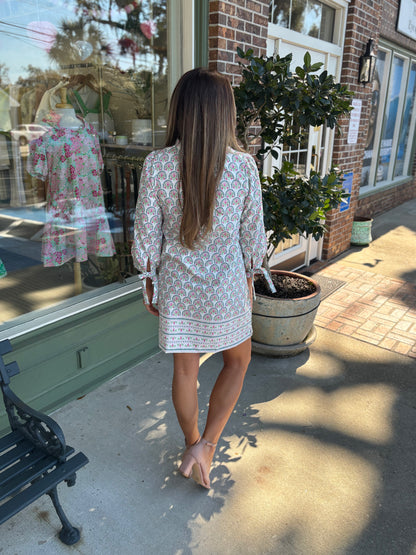 mary square lainey dress sunshower flora kj clothier