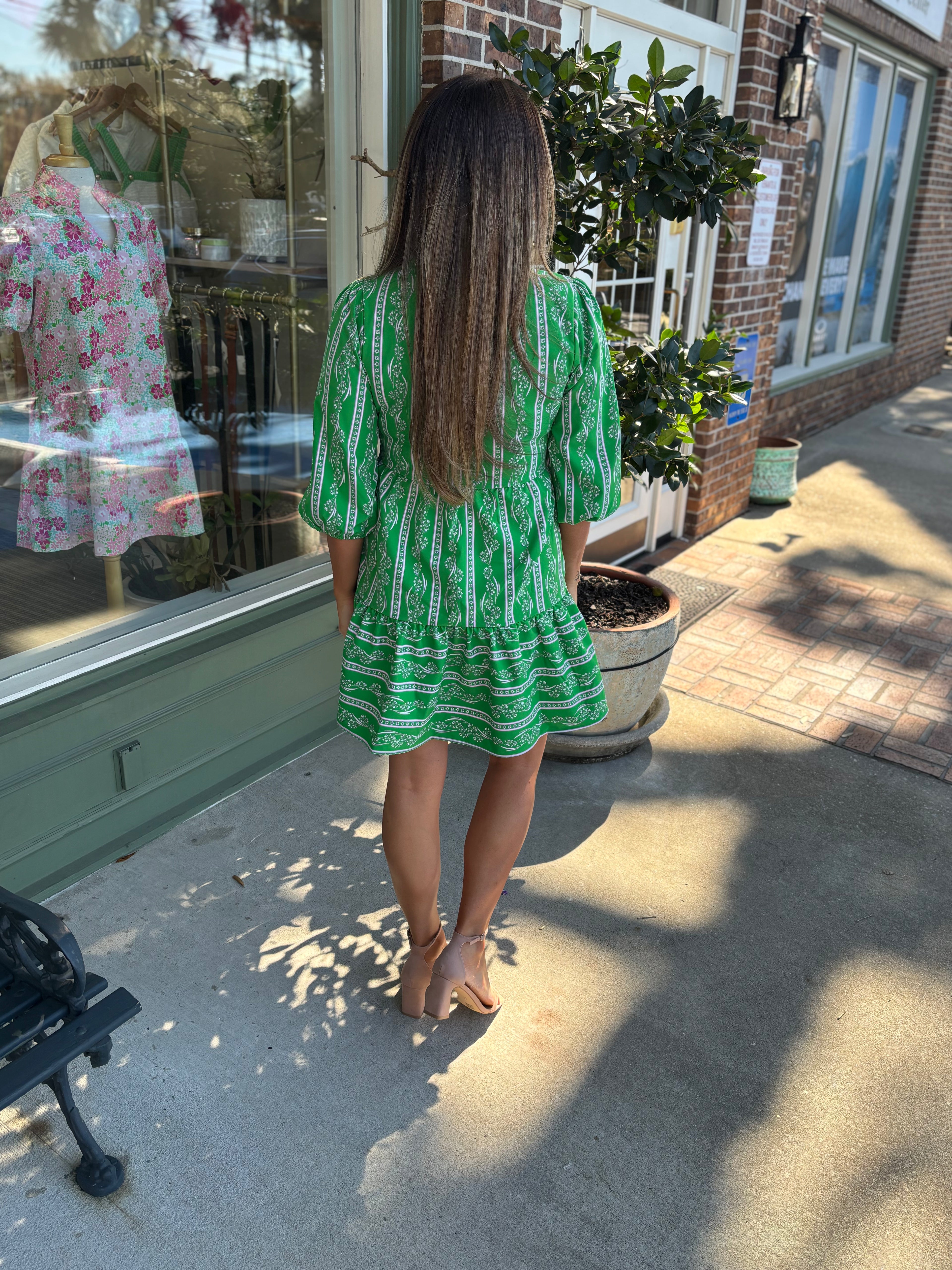 mary square riley dress garden lace green kj clothier