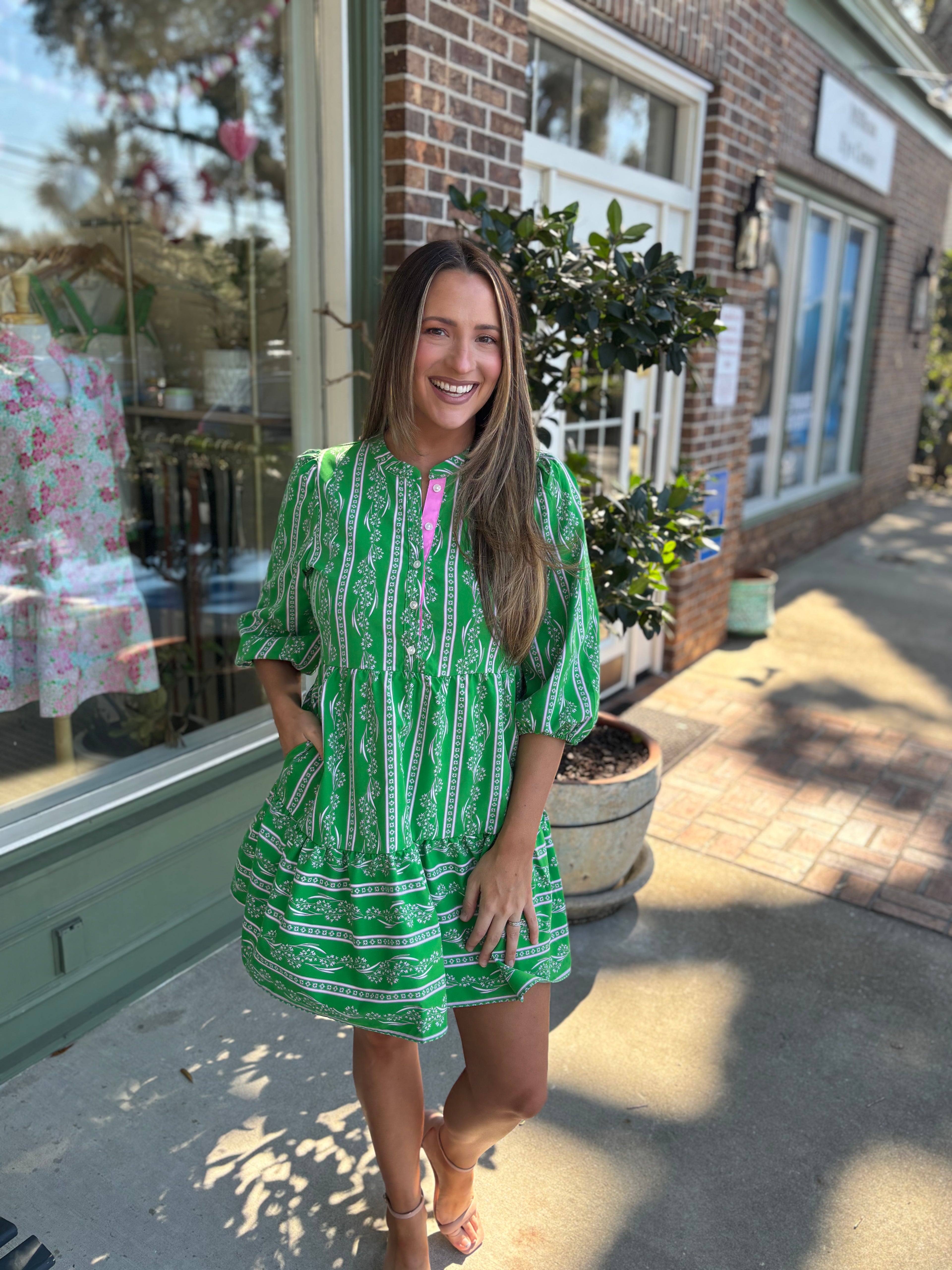 mary square riley dress garden lace green kj clothier