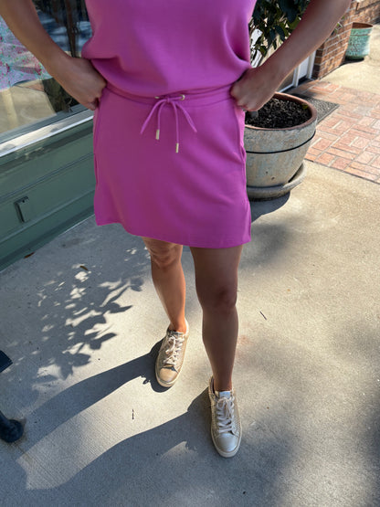 mary square cora skort pink cloud silk kj clothier