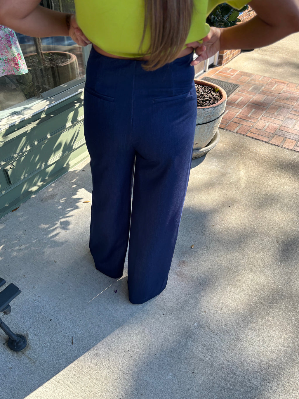 indigo chambray trousers kj clothier