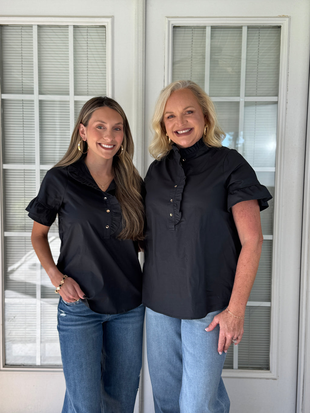 Mary Square - Tibi Top - Black
