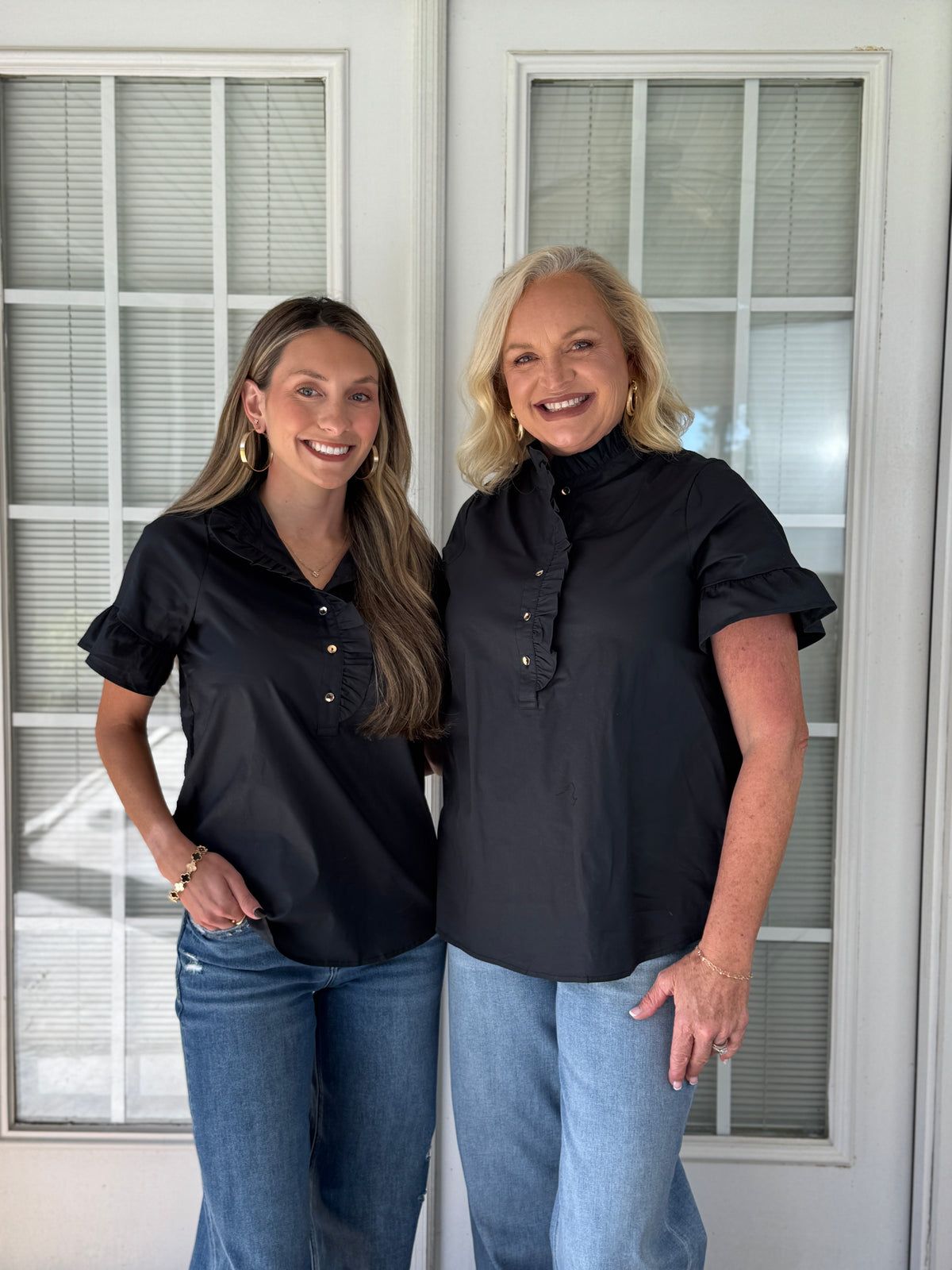 Mary Square - Tibi Top - Black
