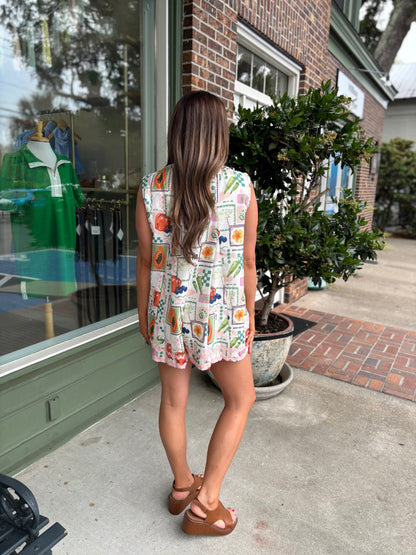 Playful Romper - Multi
