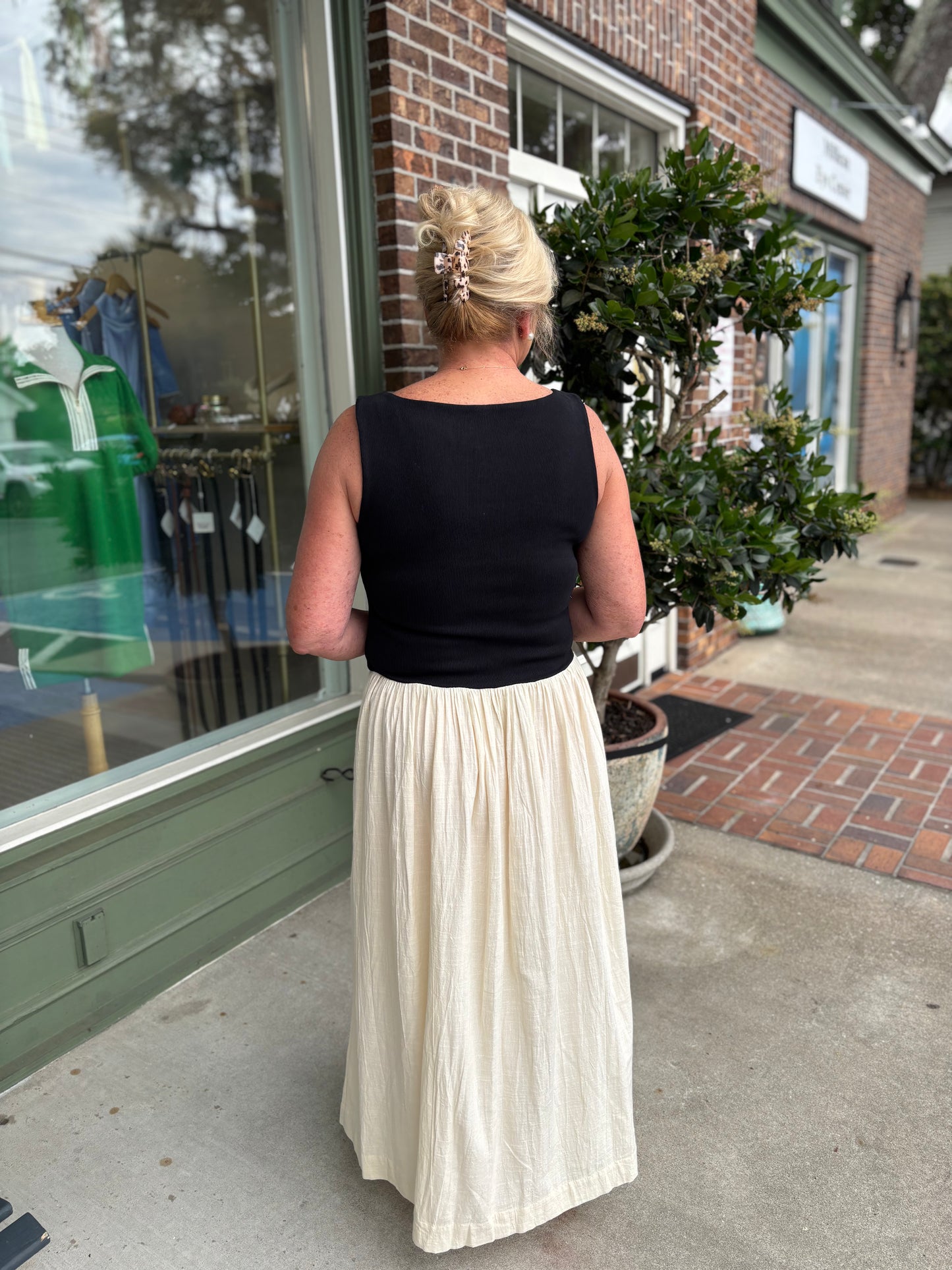Show Me Your MuMu - Luisa Maxi Dress - Black & Cream