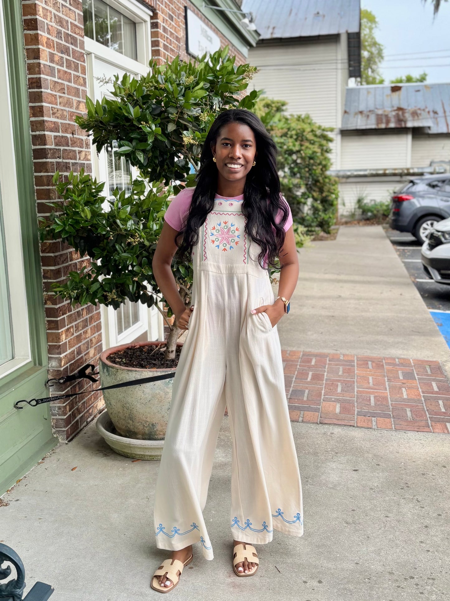 Jada Jumpsuit - Cream