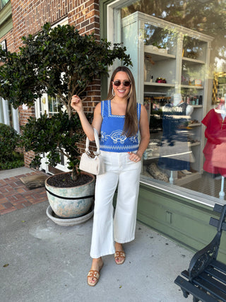 Give Me Sunshine Top - Blue