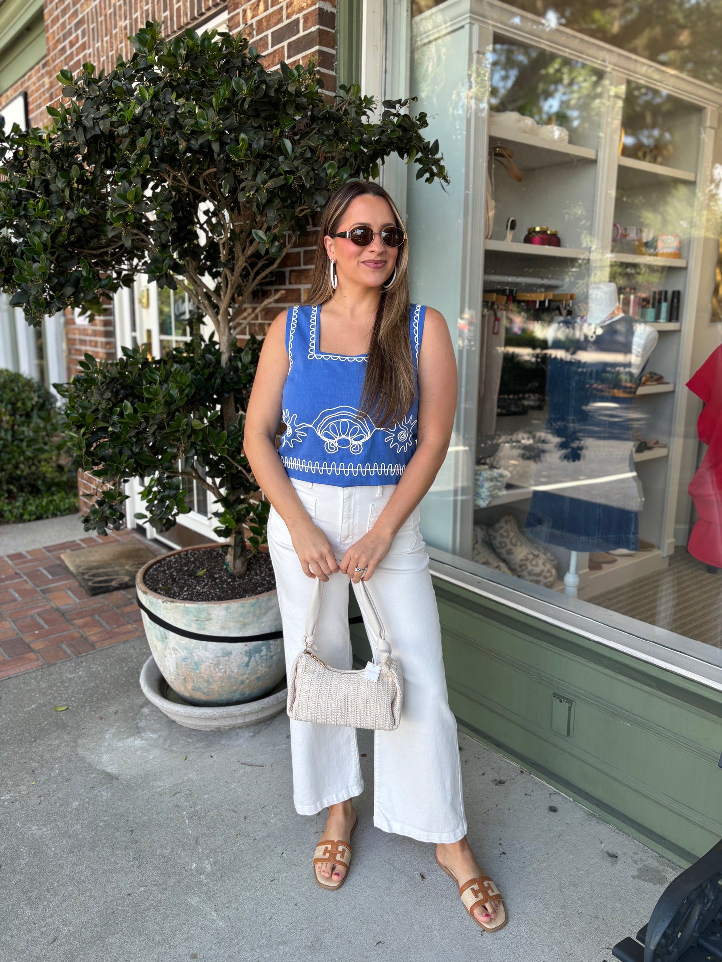Give Me Sunshine Top - Blue