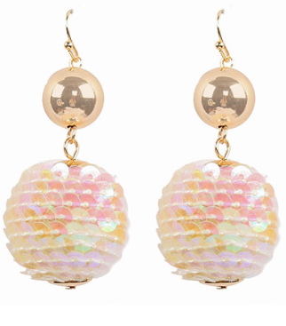 Disco Ball Sequin Earrings