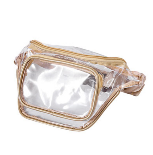 Gameday Fanny Pack - Gold / Clear