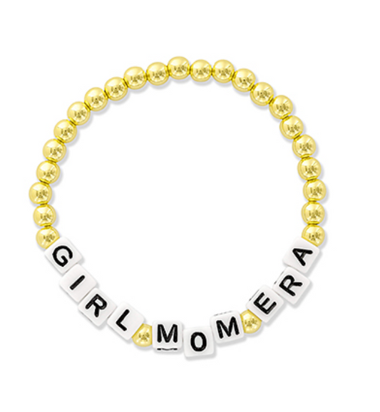 Girl Mom Era Bracelet - Gold