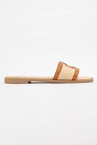Abia Sandals - Cognac - KJ Clothier