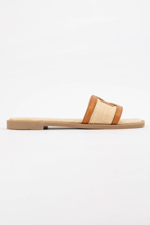 Abia Sandals - Cognac - KJ Clothier