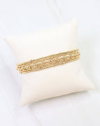 Anadarko Beaded Bracelet Set - Gold - KJ Clothier