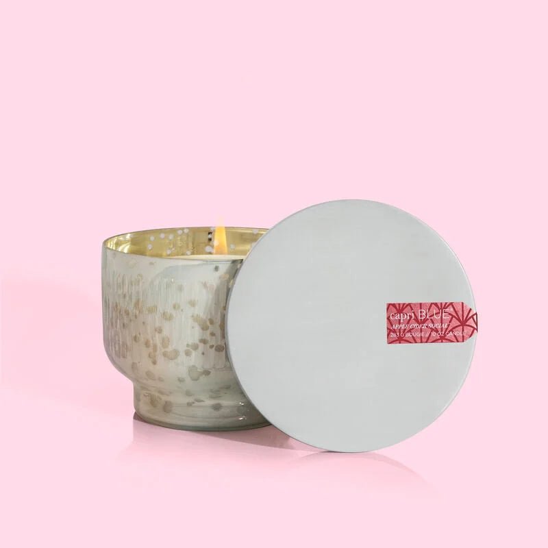 Apple Cider Social Mercury Iridescent Etched Inverted Jar, 10 oz - KJ Clothier