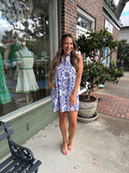 Arbor Floral Lexya Collared Shift Mini Dress - KJ Clothier