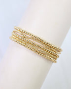 Ardmore Beaded Bracelet Set - Gold - KJ Clothier