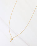 Babylon Cross Necklace WR - Gold - KJ Clothier