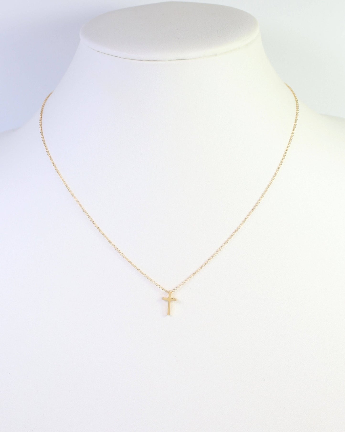 Babylon Cross Necklace WR - Gold - KJ Clothier