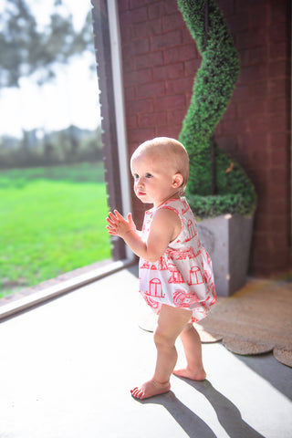 Stewart Simmons - Georgia Baby Team Toile Sleeveless Onesie
