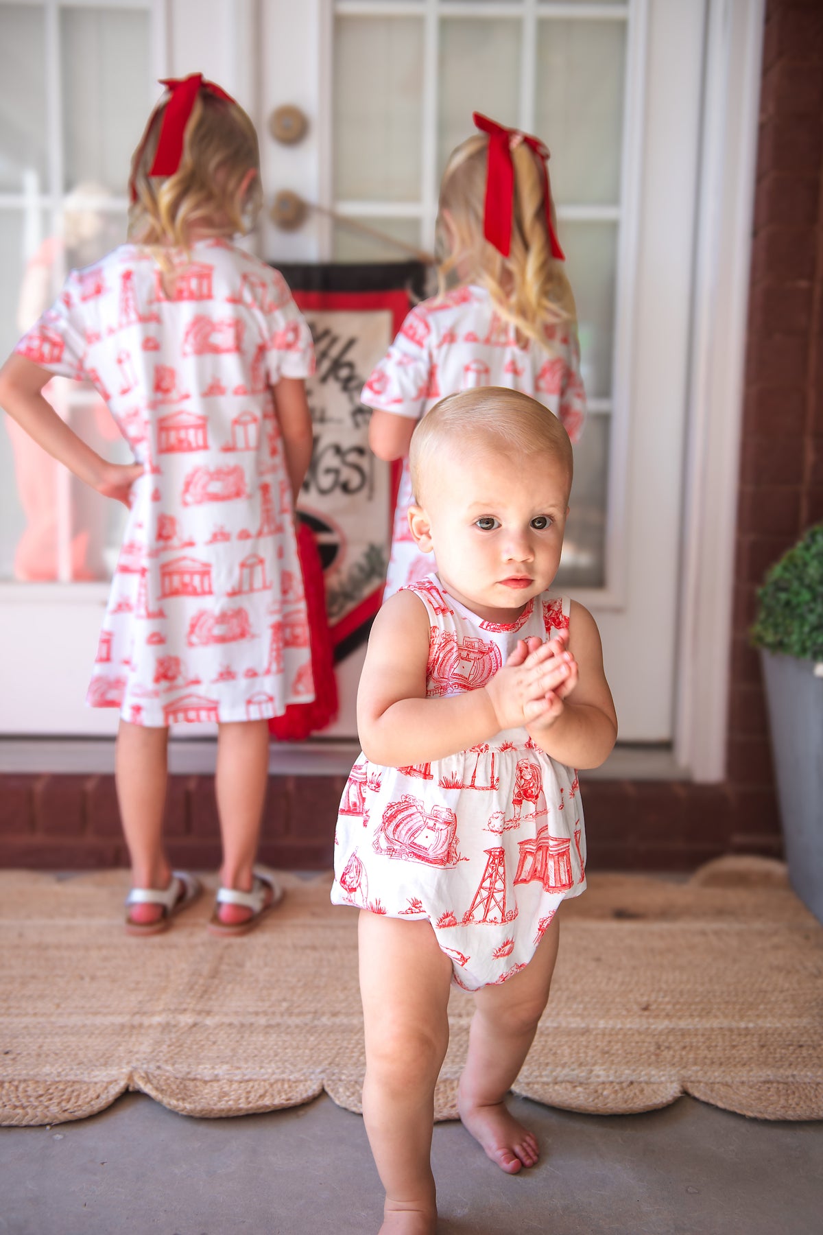 Stewart Simmons - Georgia Baby Team Toile Sleeveless Onesie