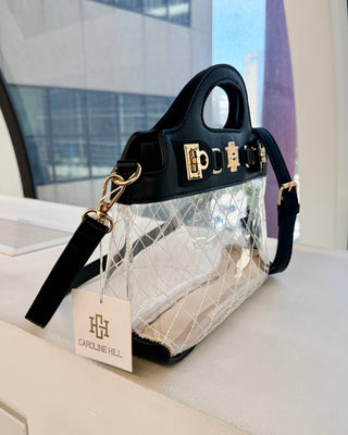 Ivy Clear Bag - Black