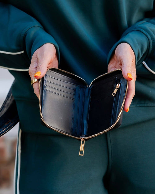 Blakely Wallet - Black Nylon - KJ Clothier